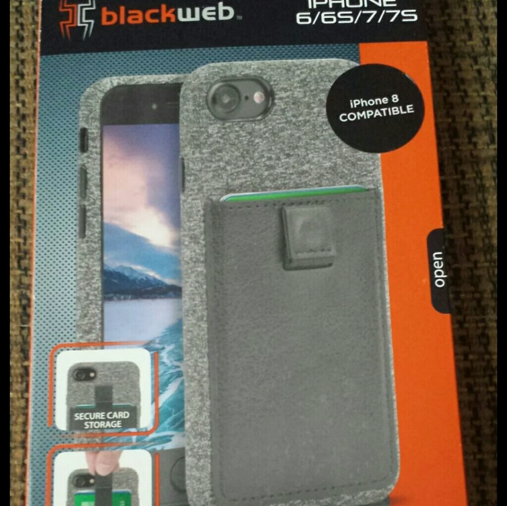 NIB Blackweb Apple iPhone case 6/6s/7/7s/8